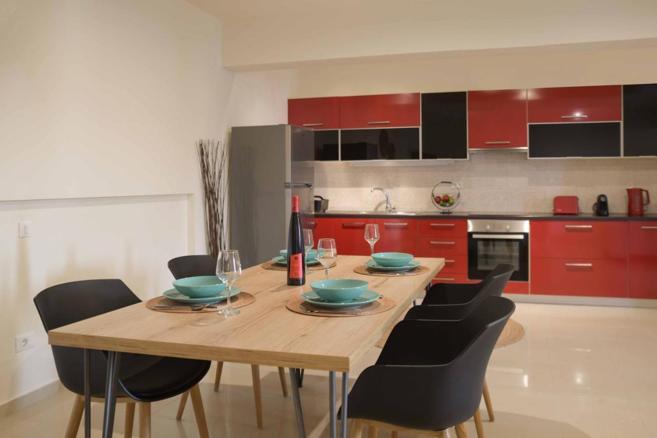 Oikies Luxury Apartments With Private Free Parking Area Ágios Nikolaos Exterior foto
