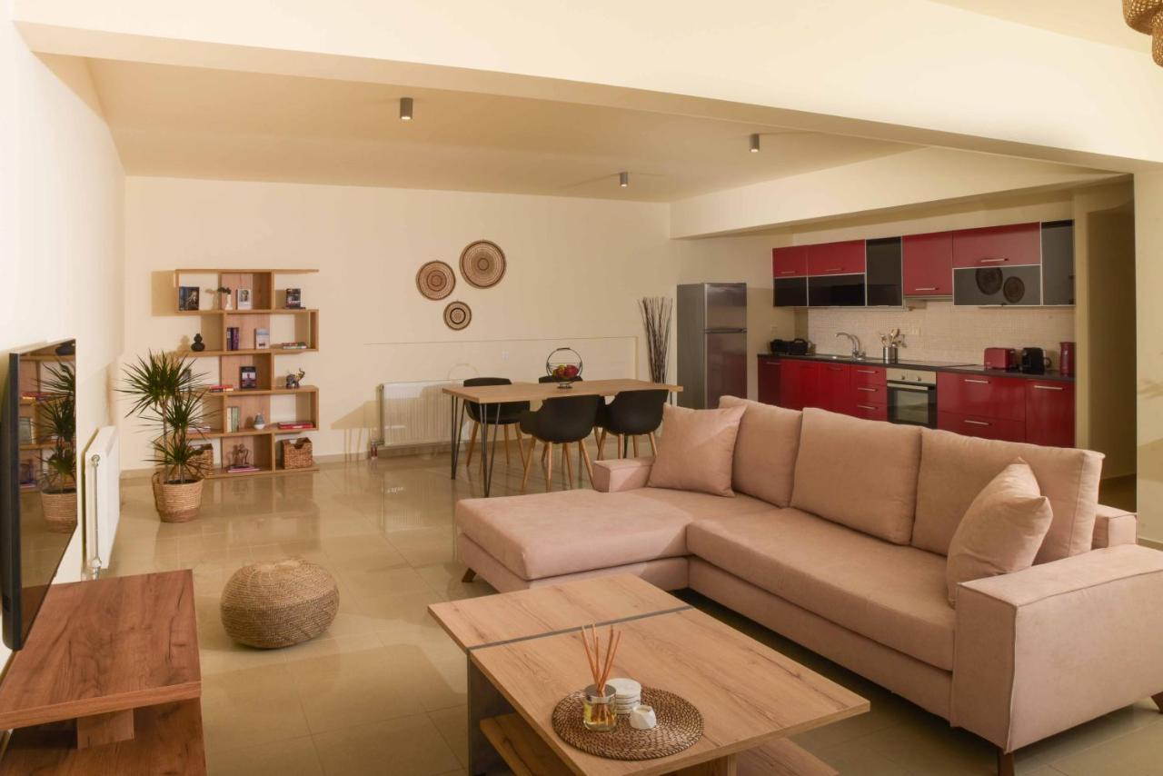 Oikies Luxury Apartments With Private Free Parking Area Ágios Nikolaos Exterior foto