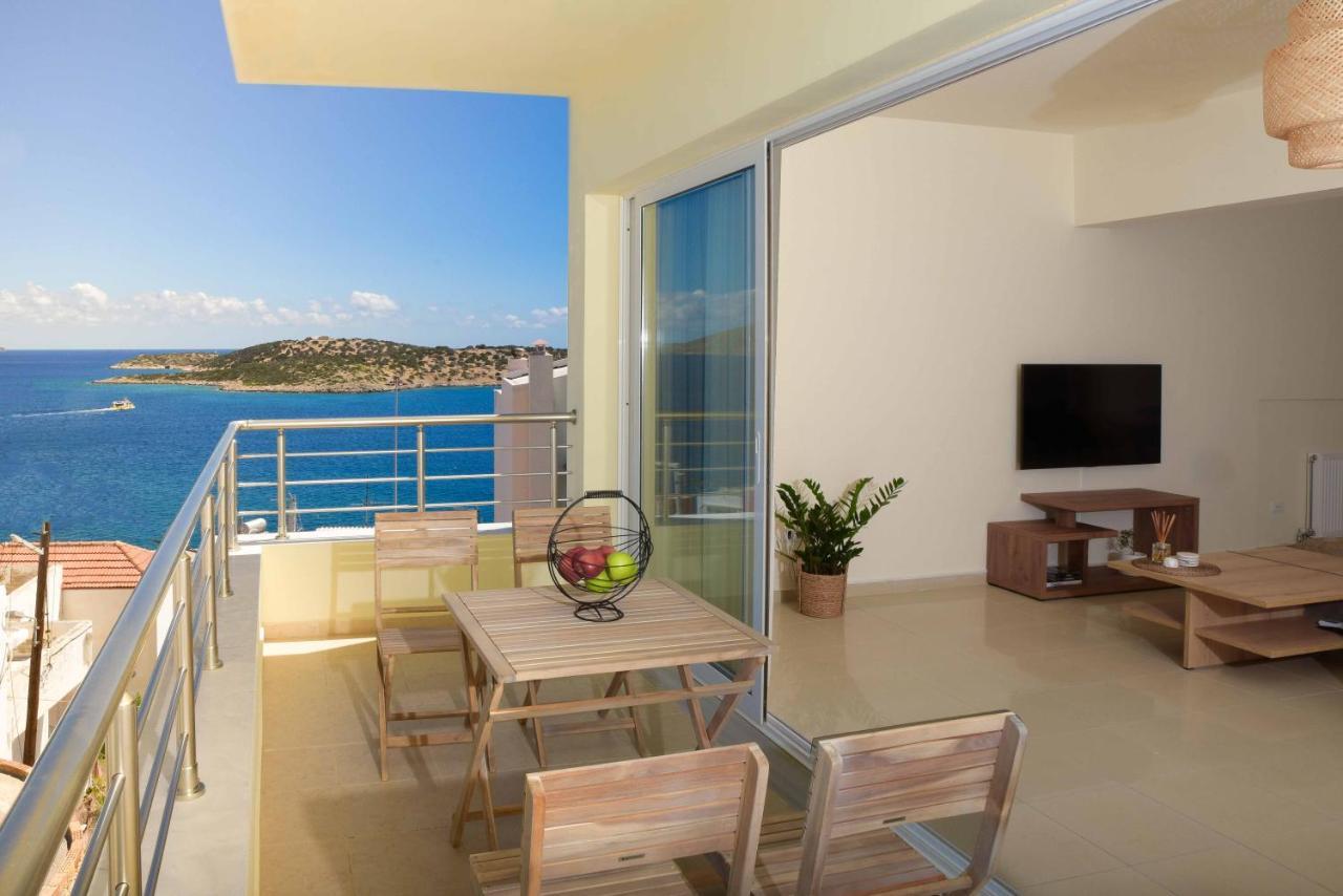 Oikies Luxury Apartments With Private Free Parking Area Ágios Nikolaos Exterior foto