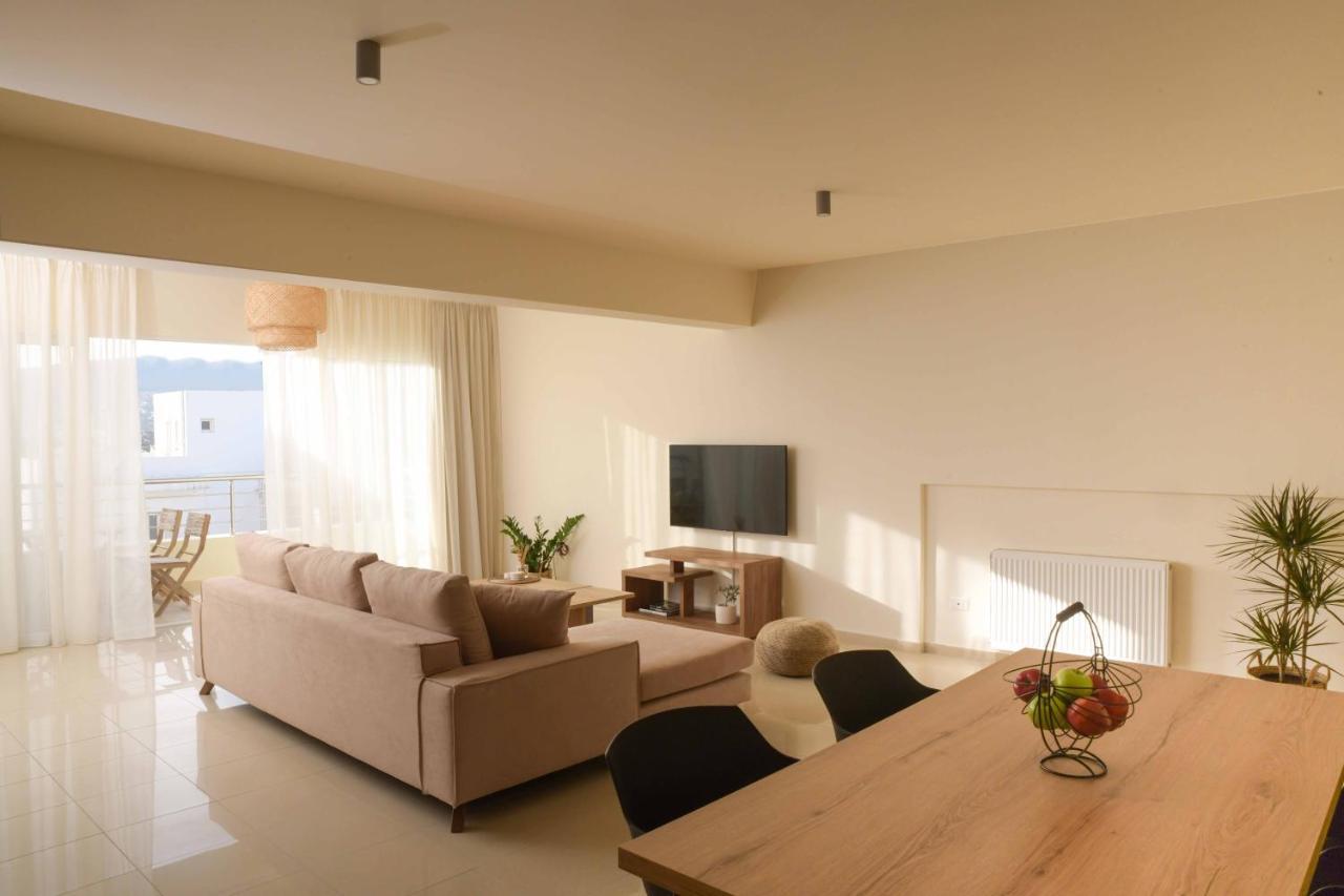 Oikies Luxury Apartments With Private Free Parking Area Ágios Nikolaos Exterior foto
