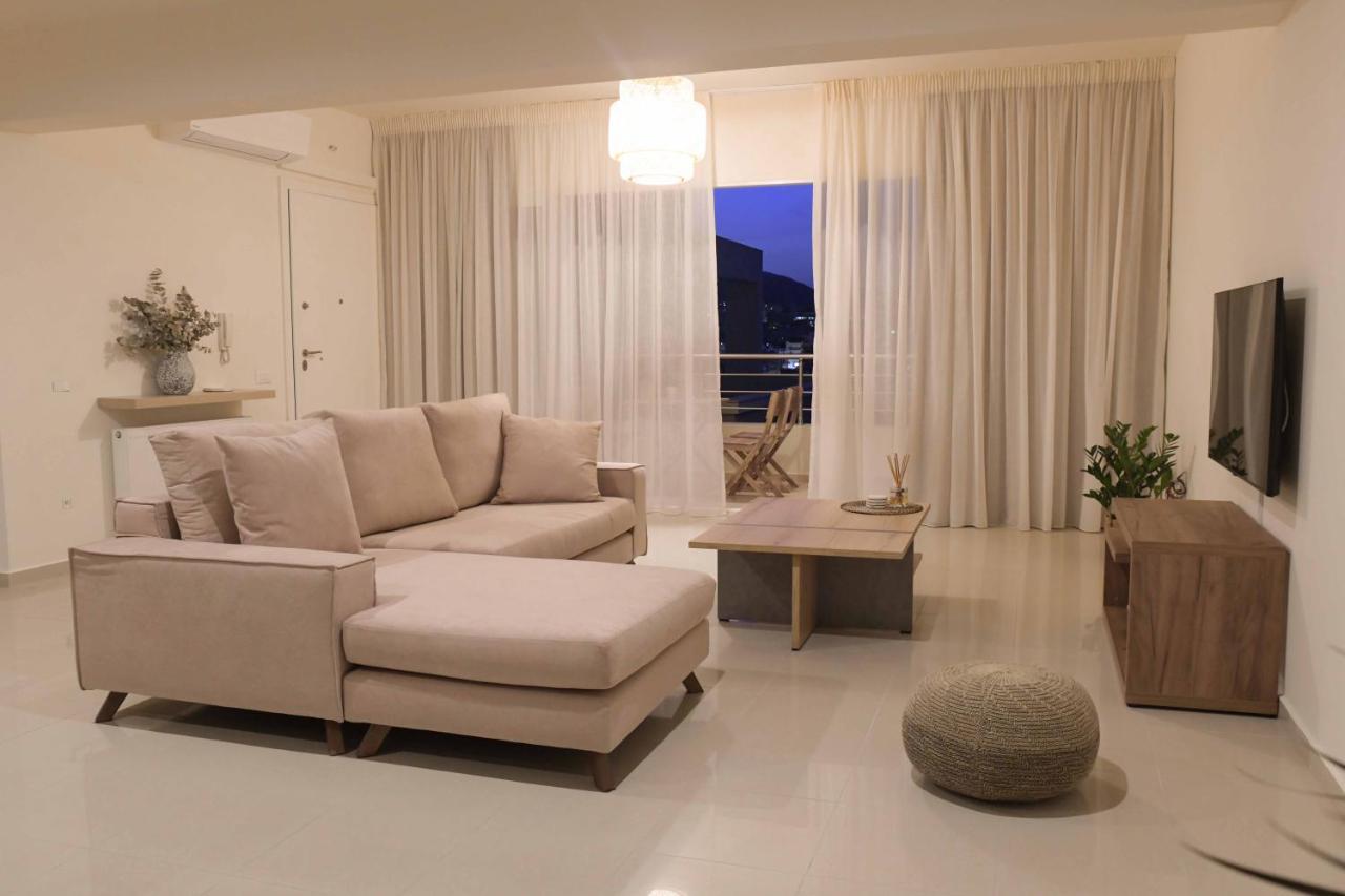 Oikies Luxury Apartments With Private Free Parking Area Ágios Nikolaos Exterior foto
