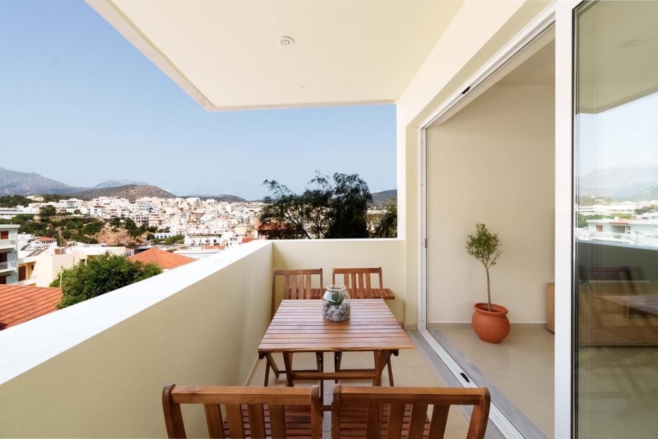 Oikies Luxury Apartments With Private Free Parking Area Ágios Nikolaos Exterior foto