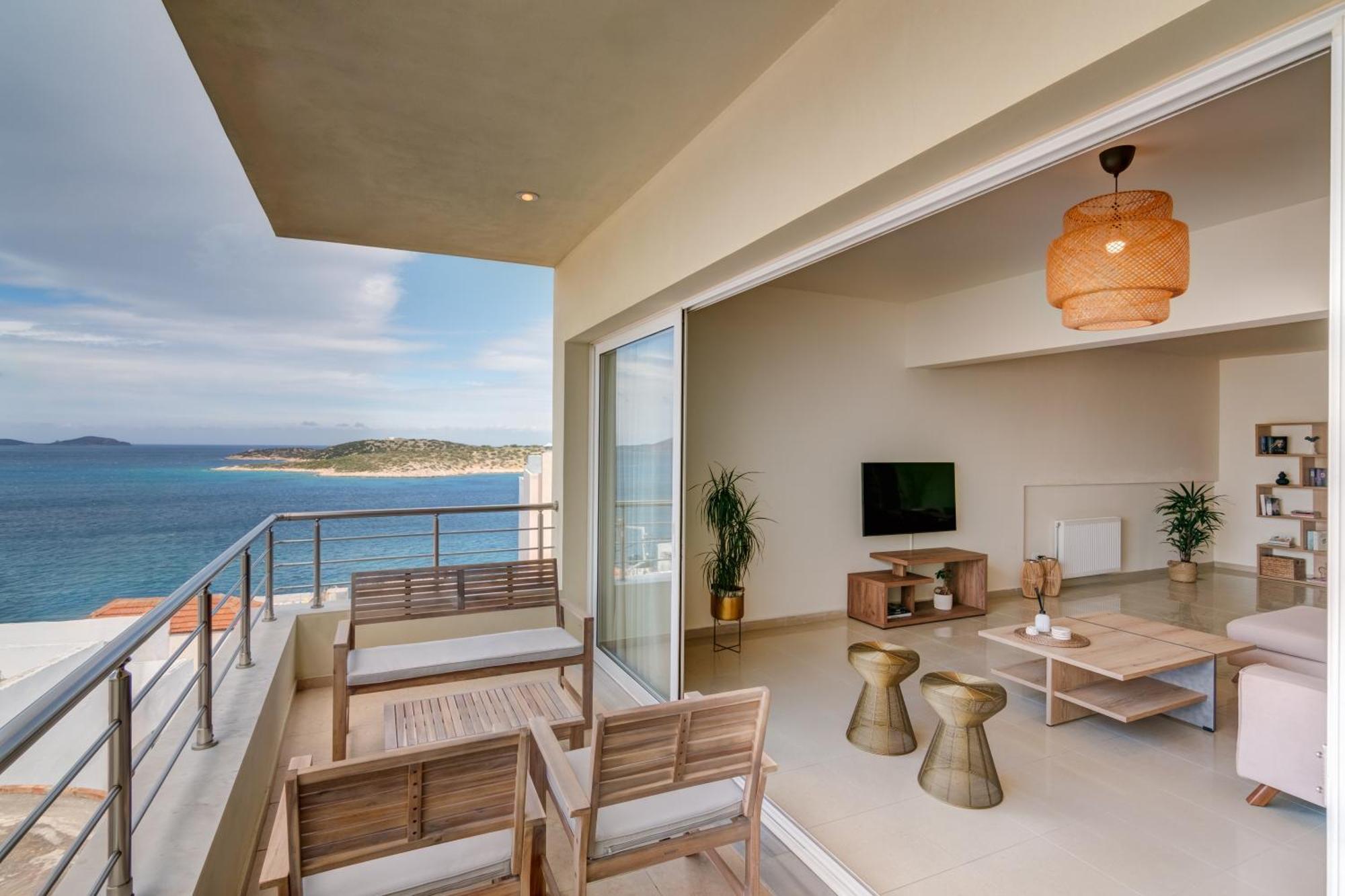 Oikies Luxury Apartments With Private Free Parking Area Ágios Nikolaos Exterior foto